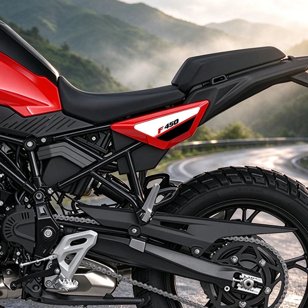 For BMW F450GS F 450 GS 2026 Motorcycle Accessories Decorative Decal Protective Sticker F 450GS Rear Side Panels