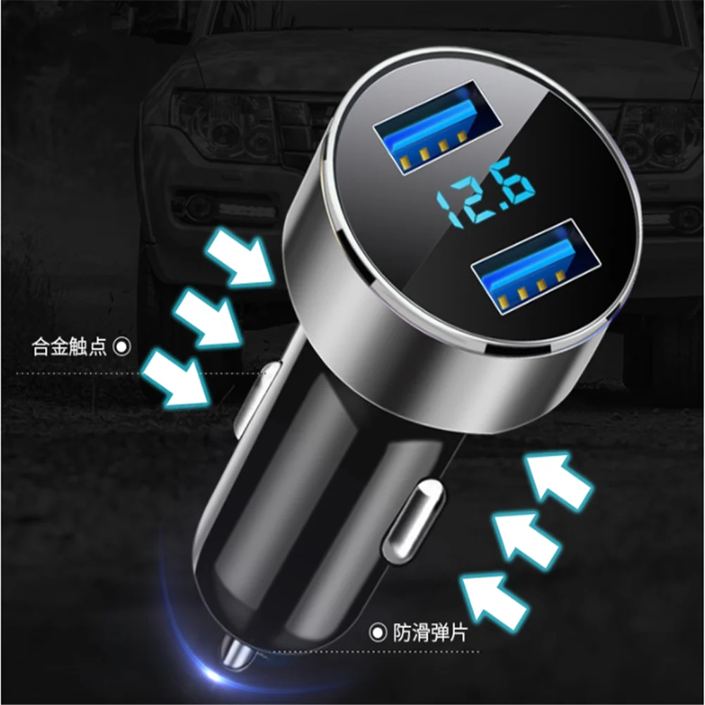 Car charger dual USB for Mini Cooper R50 R52 R53 R55 R56/ Cayenne Macan FOR Cadillac ATS SRX CTS