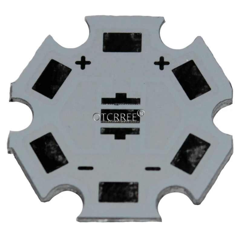 10PCS 100PCS 500PCS  XPE/XTE/XPG 3535 LED PCB Aluminum board Heat Sink Base Plate PCB Board 20/16/14/12/8mm For DIY Light