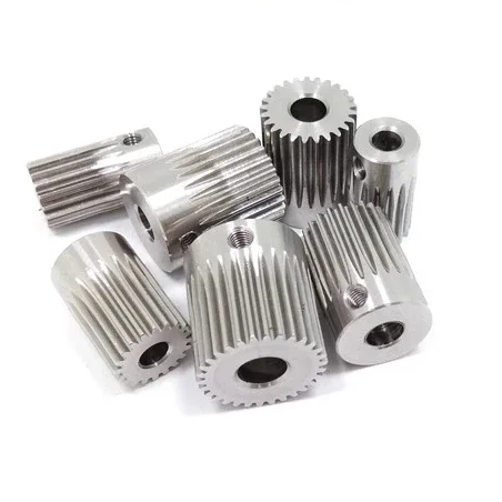 High-Precision 0.5 Module 304 Stainless Steel Motor Gears 16-30T, Durable CNC/DIY Model Gears for Machinery