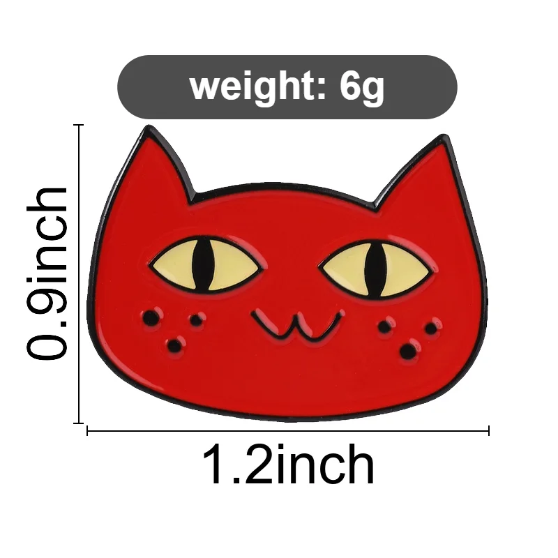Katzen-Frosch-Kollektion Emaille-Anstecknadeln: Biene, Ente, Hase, lustige Slang-Broschen, Kleider-Reversnadeln, Kawaii-Vogel-Fisch-Wortspiele, Schmuckgeschenk – Detail 11