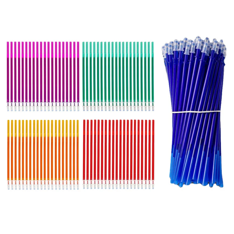 20 sztuk/zestaw kolorowy zmazywalny wkład do długopisu żelowego pręty 0.5mm kolorowy atrament zmywalny uchwyt magiczne zmazywalne długopisy do szkolnych Doodle biurowe