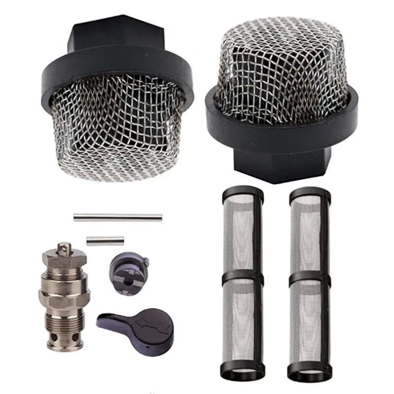 

246385 246384 Filter Set and 235014 Prime Spray Valve Drain Valve Fits 210 230 390 395 490 495 595 3400 Airless Paint Sprayers