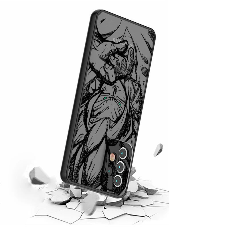 Comics D-Dragon Ball Saiyan Frosted Translucent For Samsung A53 A52 A33 A32 A51 A71 A21S A13 A73 A50 A22 A12 5G Soft Phone Case