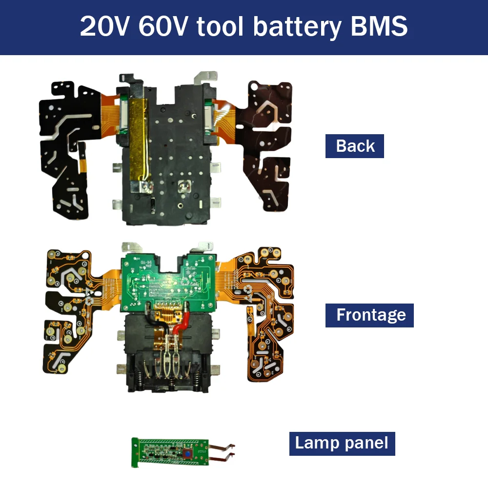 

Replacing DEWALT60V original tool battery DCB609 9Ah 15-cell 18650 high-quality lithium battery BMS