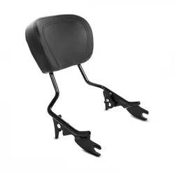 Black Detachables Backrest Sissy Bar Luggage Rack For Harley Touring Road King Ultra CVO Street Glide FLHR FLHX FLHT 2009-2025