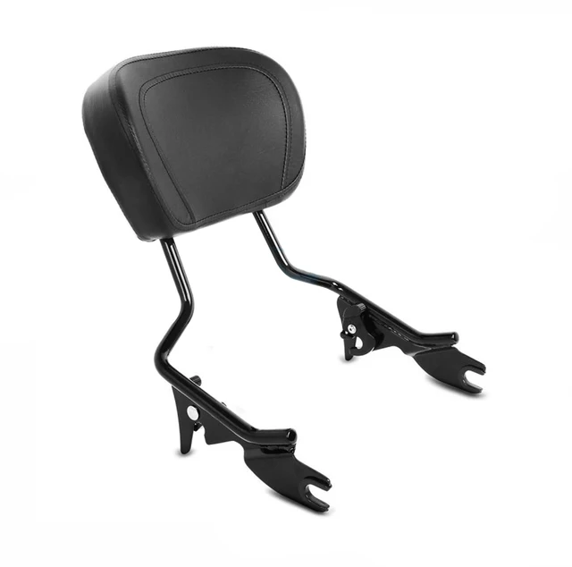 Czarny odłączany oparcie Sissy Bar z bagażnikiem do Harley Touring Road King Ultra CVO Street Glide FLHR FLHX FLHT 2009-2025