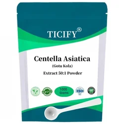 50 - 1000g gotu Kola / polvo de Centella asiatica 50: 1, reconstrucción de la piel, antienvejecimiento, blanqueamiento, reparaci