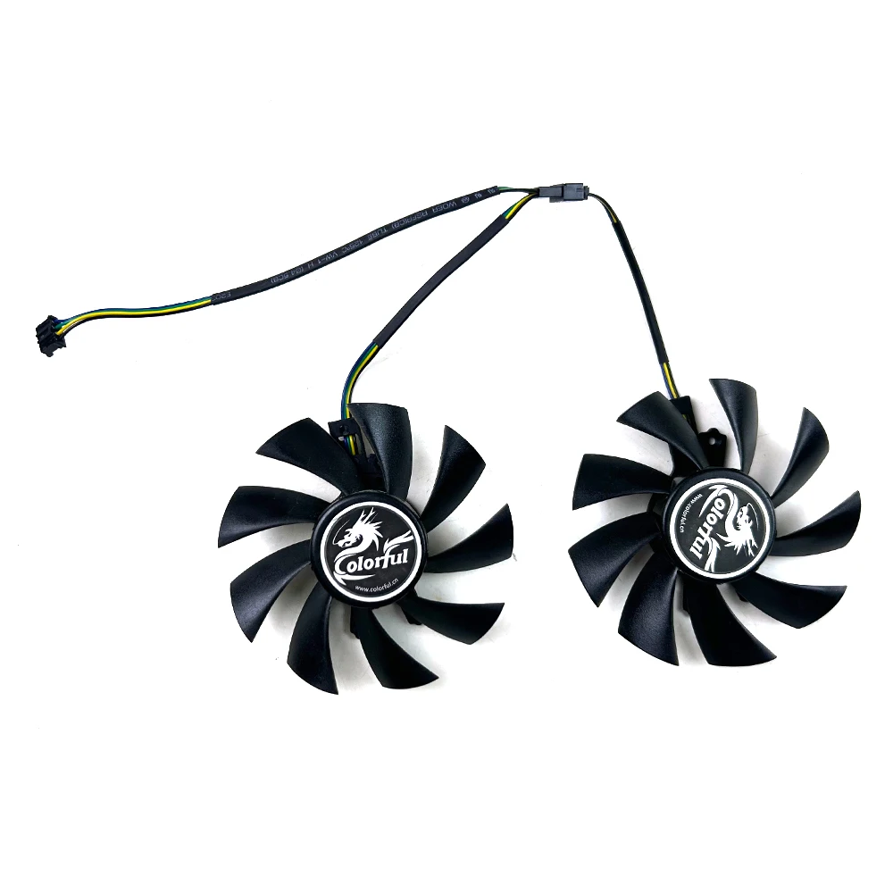 Cooling Fan 85mm 75mm 4pin  iGame RTX2070 SUPER RTX2060  For Colorful GeForce GTX 1660 SUPER Ultra RTX 2060 Ultra GPU Fans