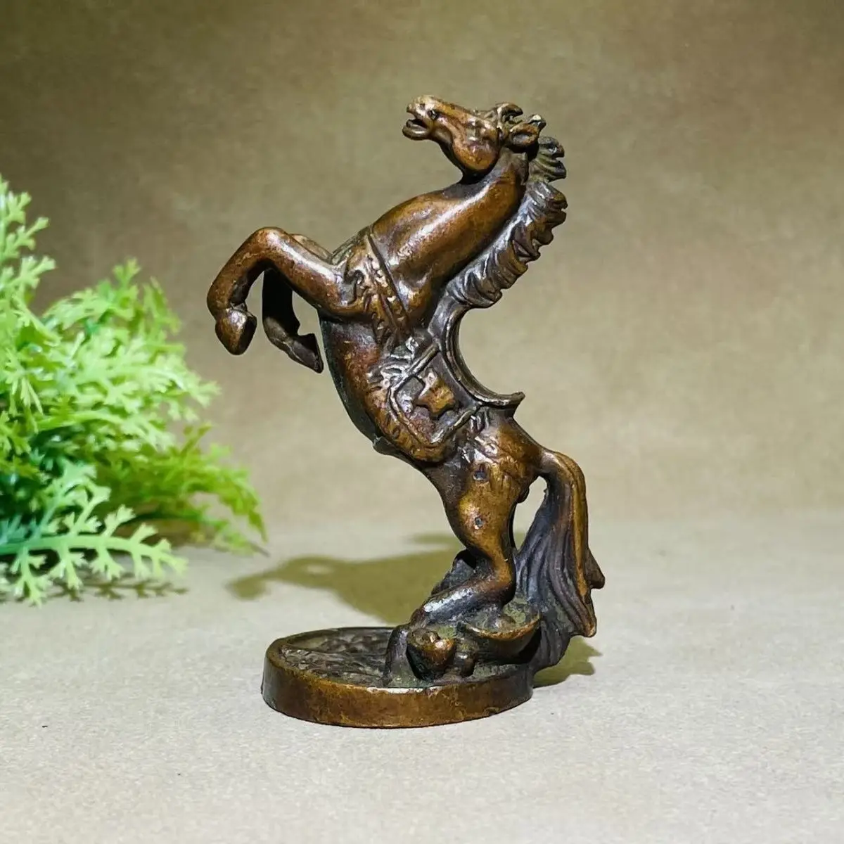Retro Leaping horse zodiac horse Ornament Decoration Tea Pet Figurines Desk Decor Accessories