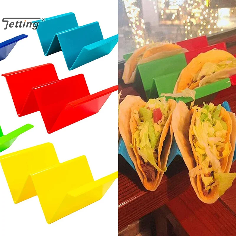 Mexican Roll Rack Taco Cake Racks For Cafes Creative Tortilla Pancake Shelf Holder Wave Shape Tray Holder Taco Cake Pancake Rack