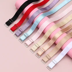 Shoulder Straps of Bra Accessories Adjustable High Elastic Strap with Metal Adjustment Buckle Underwear Replacement Bra Straps