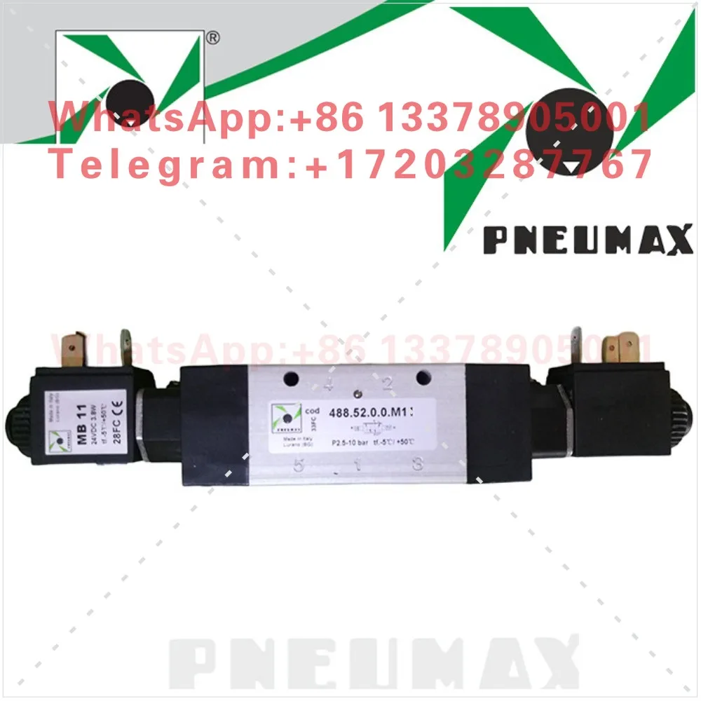 488.52.0 0.M11 488.52.0 0.0.M2 PNEUMAX double electronically controlled solenoid valve
