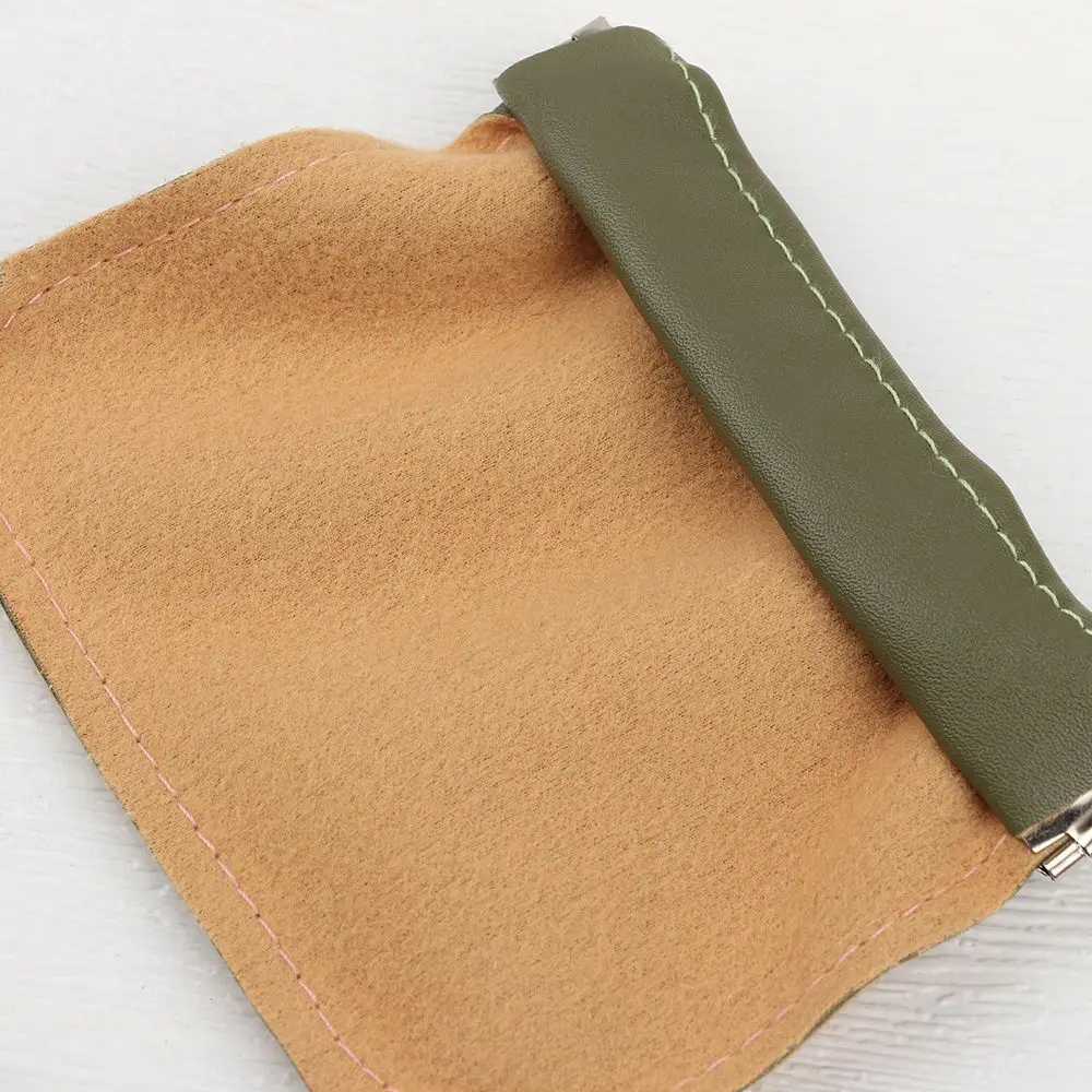 بو الجلود حامل بطاقة الائتمان حقيبة التخزين محفظة محفظة عملة جيب مخلب المحفظة #6