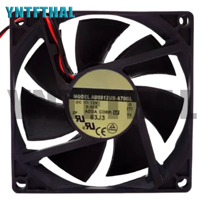 

New AD0812UB-A70GL AD0812HS-A70GL AD0812US-A70GL 8025 12V 0.3A Cooling Fan