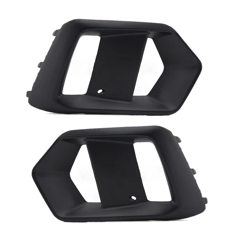 1 Pair Car Front Bumper Fog Light Cover Bezel Trim Frame Fit for Ford Focus RS 2018 2017 2016