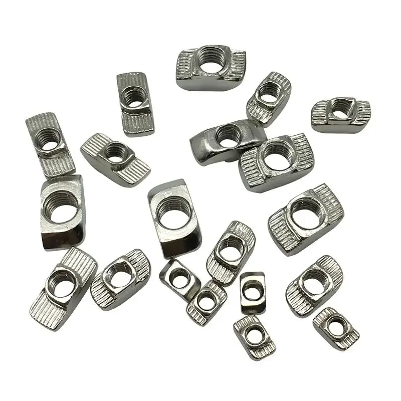 

Aluminum Profile T Nut, Hammer Head, Sliding Slide Nut, Carbon Steel, T Slot, Fasteners, EU, 202030304040, 4545, 50Pcs, M3, M4,