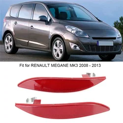 for Renault Megane MK3 MK 3 Bumper Reflector Strip Cover Signal Light Reflective Lamp 265650004R 3805 3804 Car Accessories