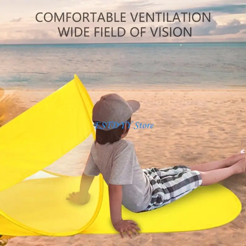

G6DE Light weight Canopies Compacts Sunshades Canopies Sun Blocking Meshes Cover for Kids Swim Rings Quick Assembly