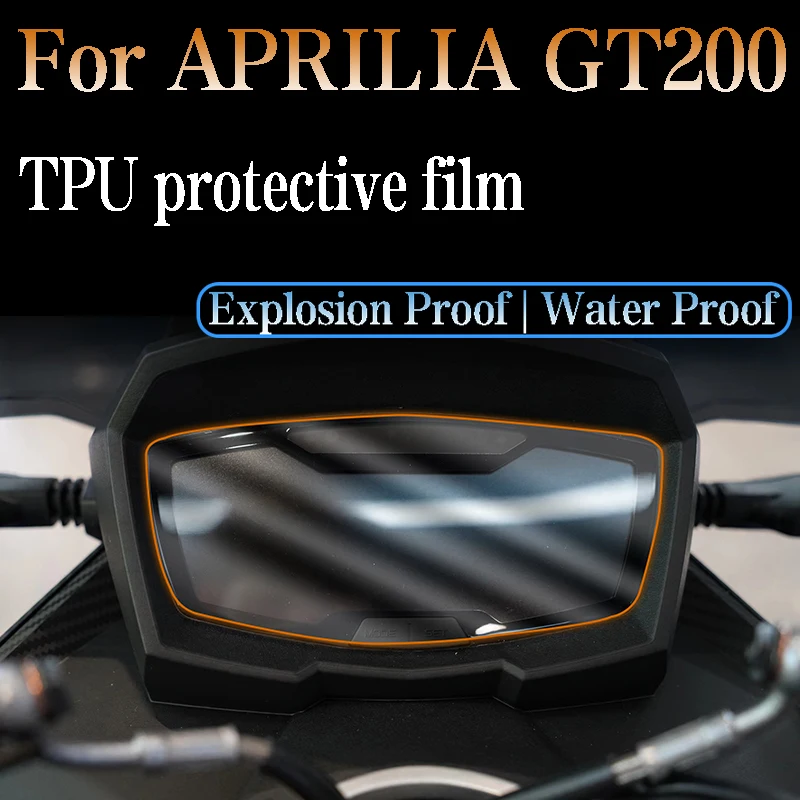 

For Aprilia GT200 2022Motorcycle Dashboard explosion-proof scratch-proof Protective Film Instrument Protection Sticker