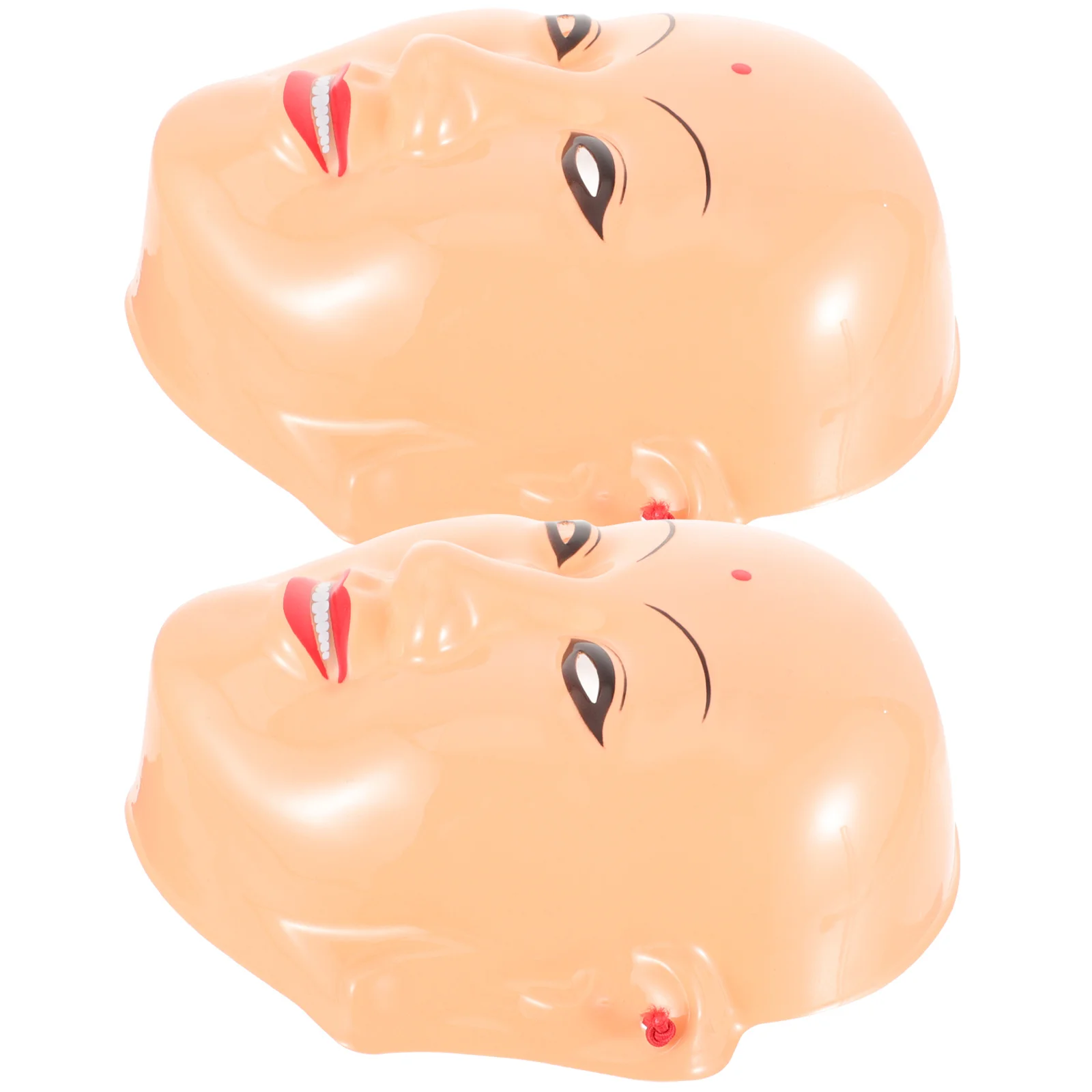 

2Pcs Halloween Scary Horror Mask Creepy Cosplay Mask Party Supply for Stage Performance Costume Haunted House Prop