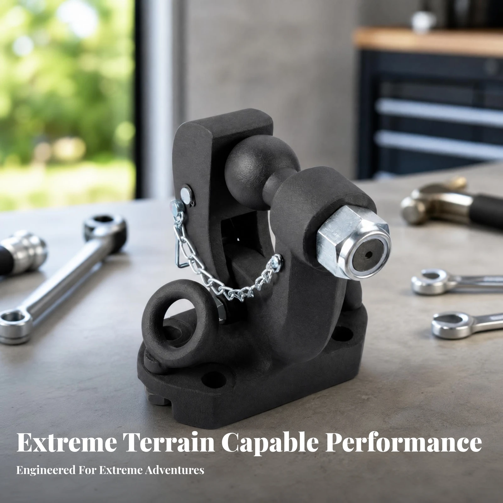 

Heavy Duty Powder Coated Metal Vehicle Towing Accessory Tow Hitch Ball Mount Tow Ball Mount
