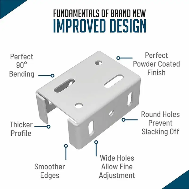 Furniture Corner Connector Steel Angle Shelf CornerBracket Chair Cabinet Support Rails Brackets Kit For Panel To Post Connection