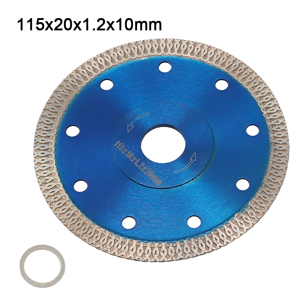 Hoja de sierra Turbo para azulejos de porcelana, hoja de corte en seco fino, rueda amoladora, procesamiento de Metal, accesorios de herramientas eléctricas, 1 ud.