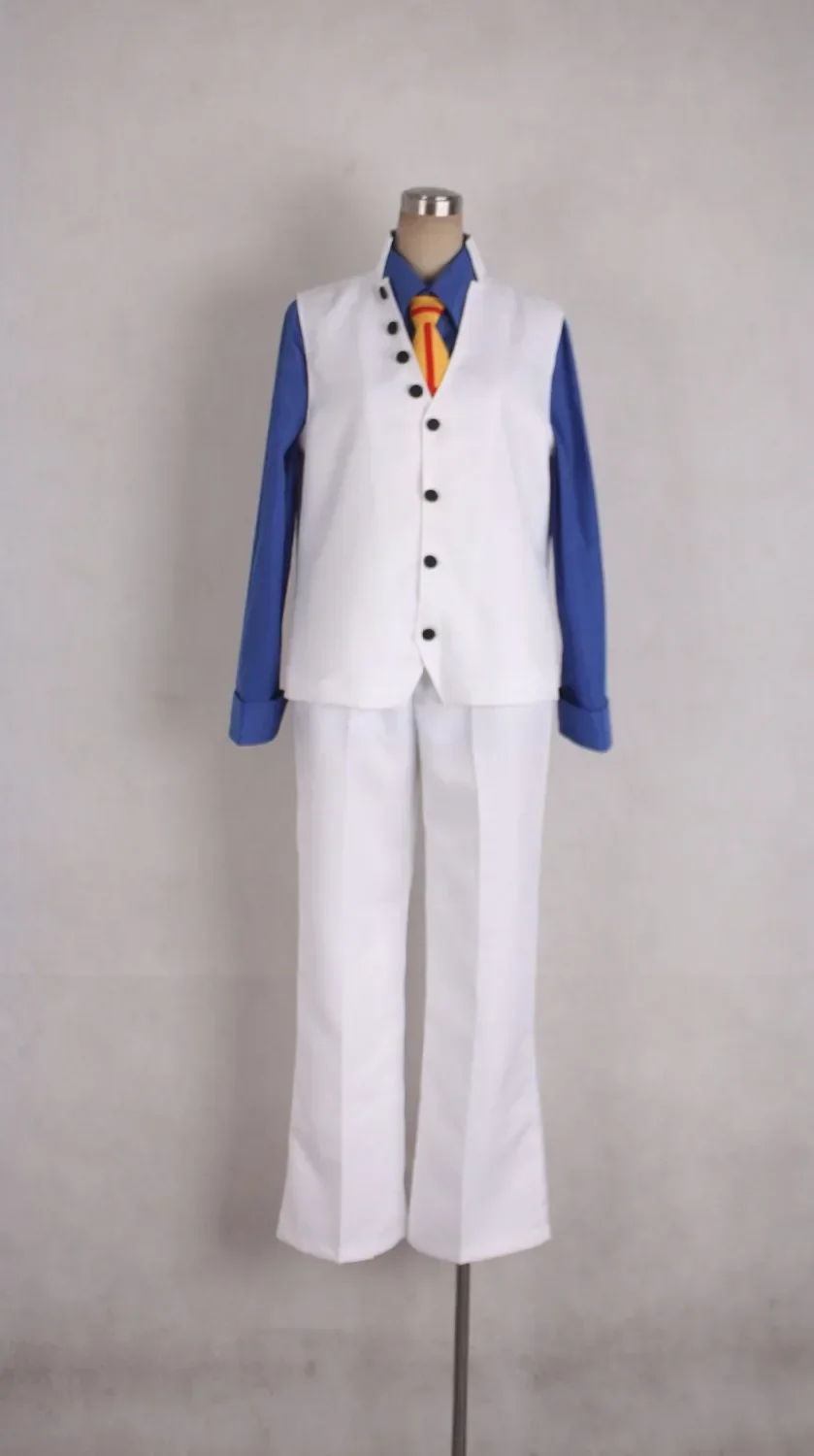 مجموعة كاملة من أزياء Aokiji Kuzan Navy Admiral التأثيرية - زي أنيمي مع مع معطف وإكسسوارات
