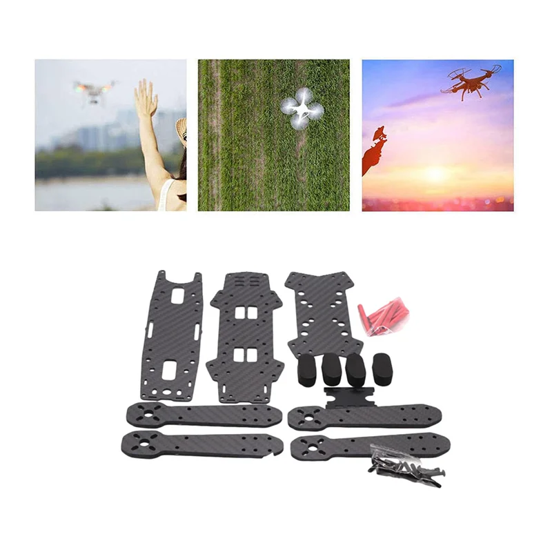 โครงคาร์บอนไฟเบอร์ A45F-QAV250 V3 สำหรับโดรนควอดคอปเตอร์ขนาดเล็ก 4 แกน แบบมัลติคอปเตอร์ FPV  โครงยังไม่ประกอบ