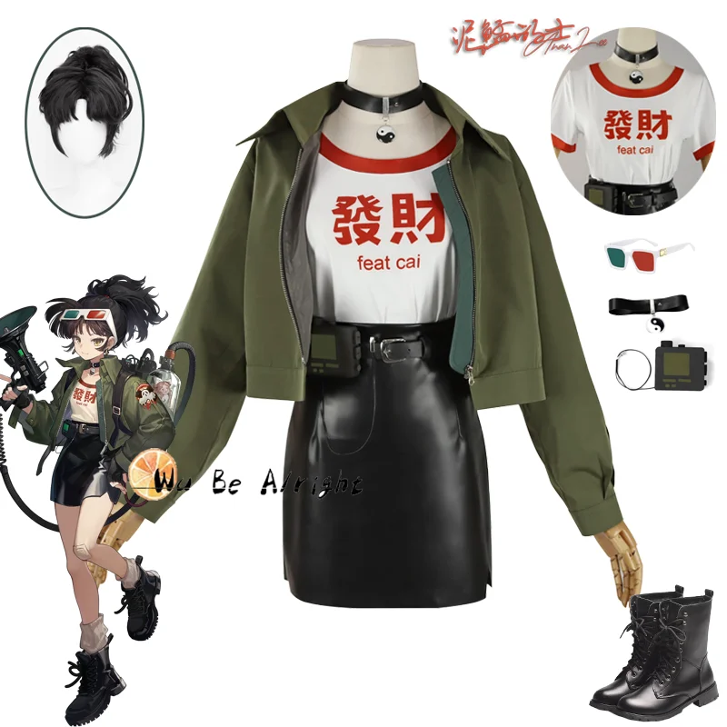 Gioco Reverse 1999 An an Lee Cosplay Costume parrucca scarpe Halloween carnevale uniforme natale Reverse1999 giochi di ruolo abiti Prop