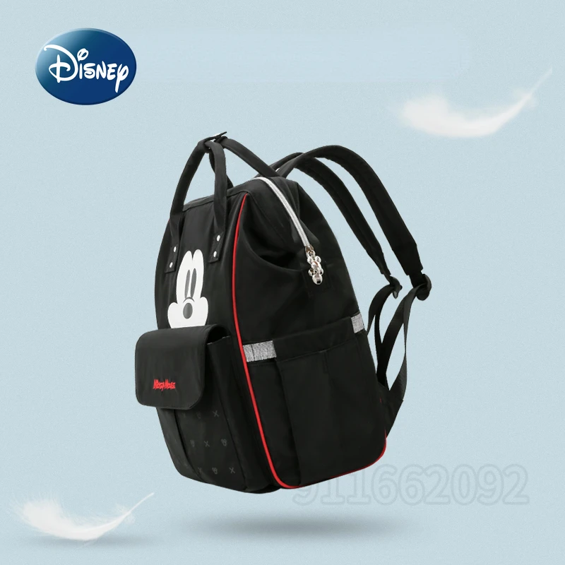 Disney Mickey\'s New Diaper Bag Backpack Luxury Brand Baby Diaper Bag Backpack Cartoon Cute Baby Bag Fashion Women\'s Backpack