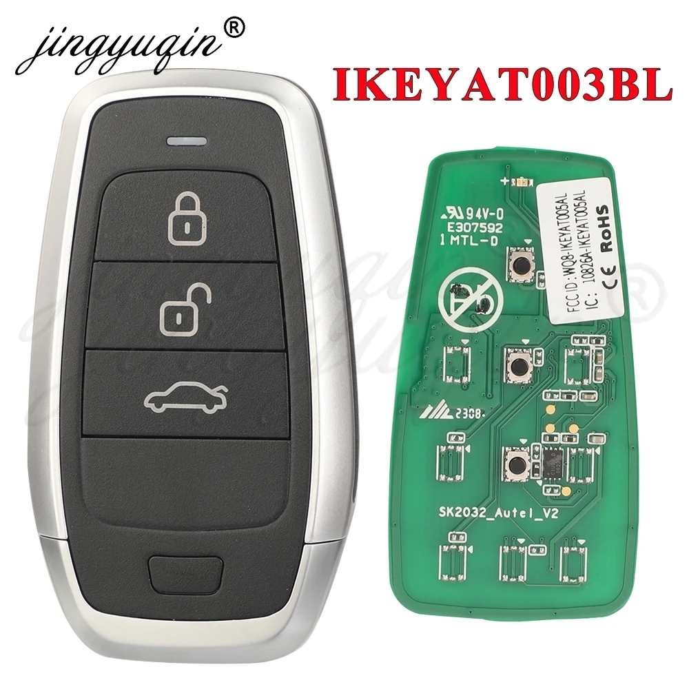 

jingyuqin AUTEL MAXIIM IKEY Standard Style IKEYAT003BL Independent Universal Smart Car Key AT003BL for MaxiIM KM100