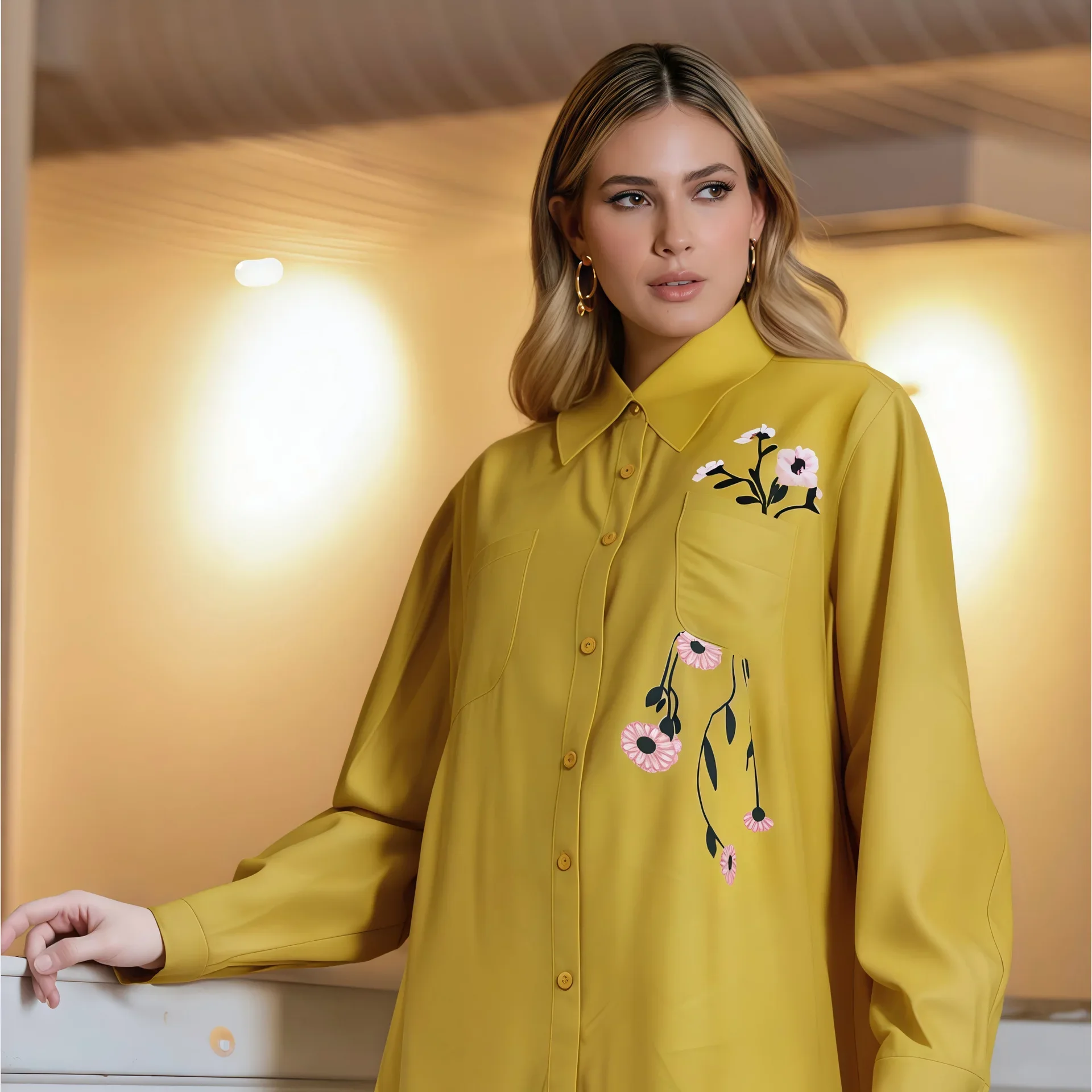 2ピースセットのアフリカ服2025アフリカンダシキ、新しいダシキファッションスーツ、長袖シャツトップとパンツ、女性のためのパーティウェア