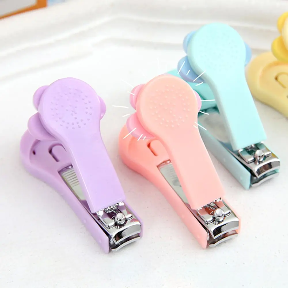 Cute Cartoon Nail Clippers Compact Size Convenient Fingernail Clippers Creative Design Stainless Steel Pedicure Toe Nail Trimmer