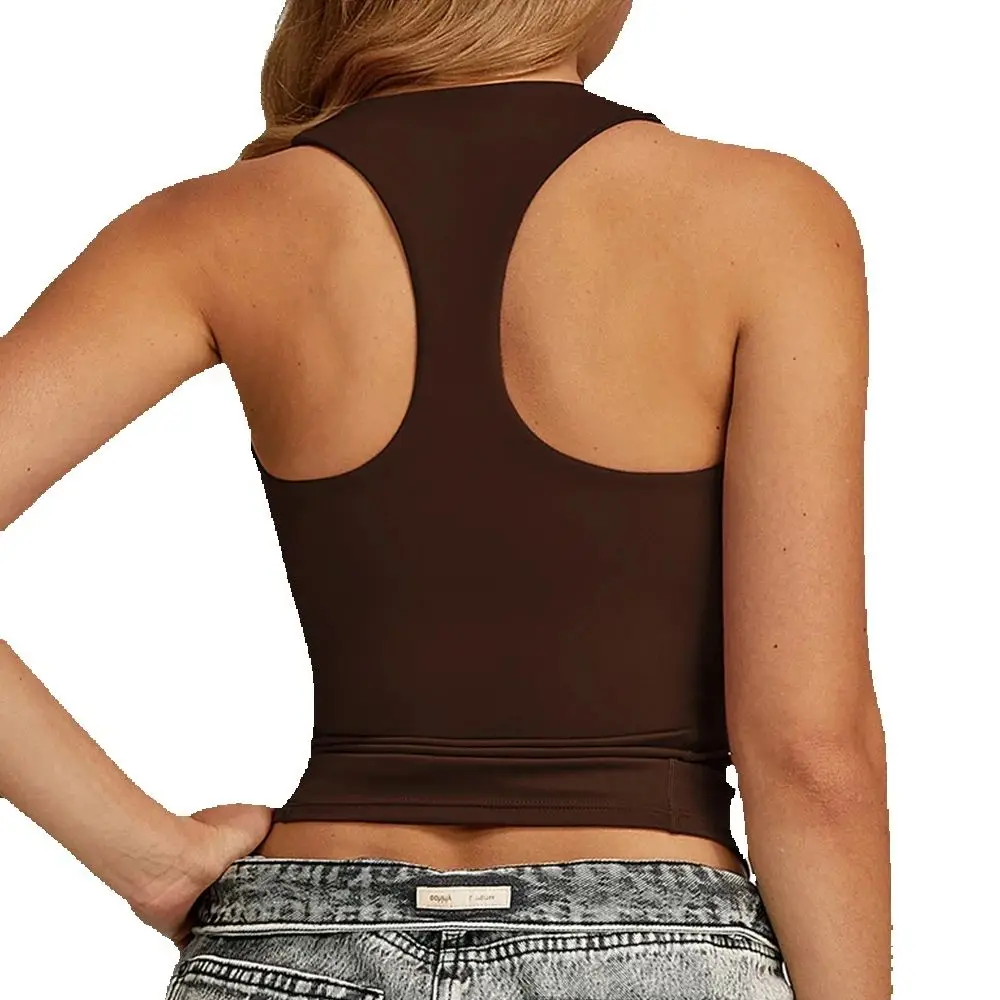 

Sports Underwear Shockproof Yoga Vest Running Gym Tank Top Women Fitness Quick-Dry Workout Vest Female Sports Sleeveless Top