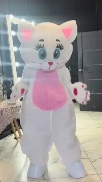 ชุดมาสคอตแมวสิงโตน่ารักสำหรับงานโฆษณา คอสเพลย์ ผู้ใหญ่ ฮาโลวีน คริสต์มาส การแสดงการ์ตูนอนิเมะสัตว์