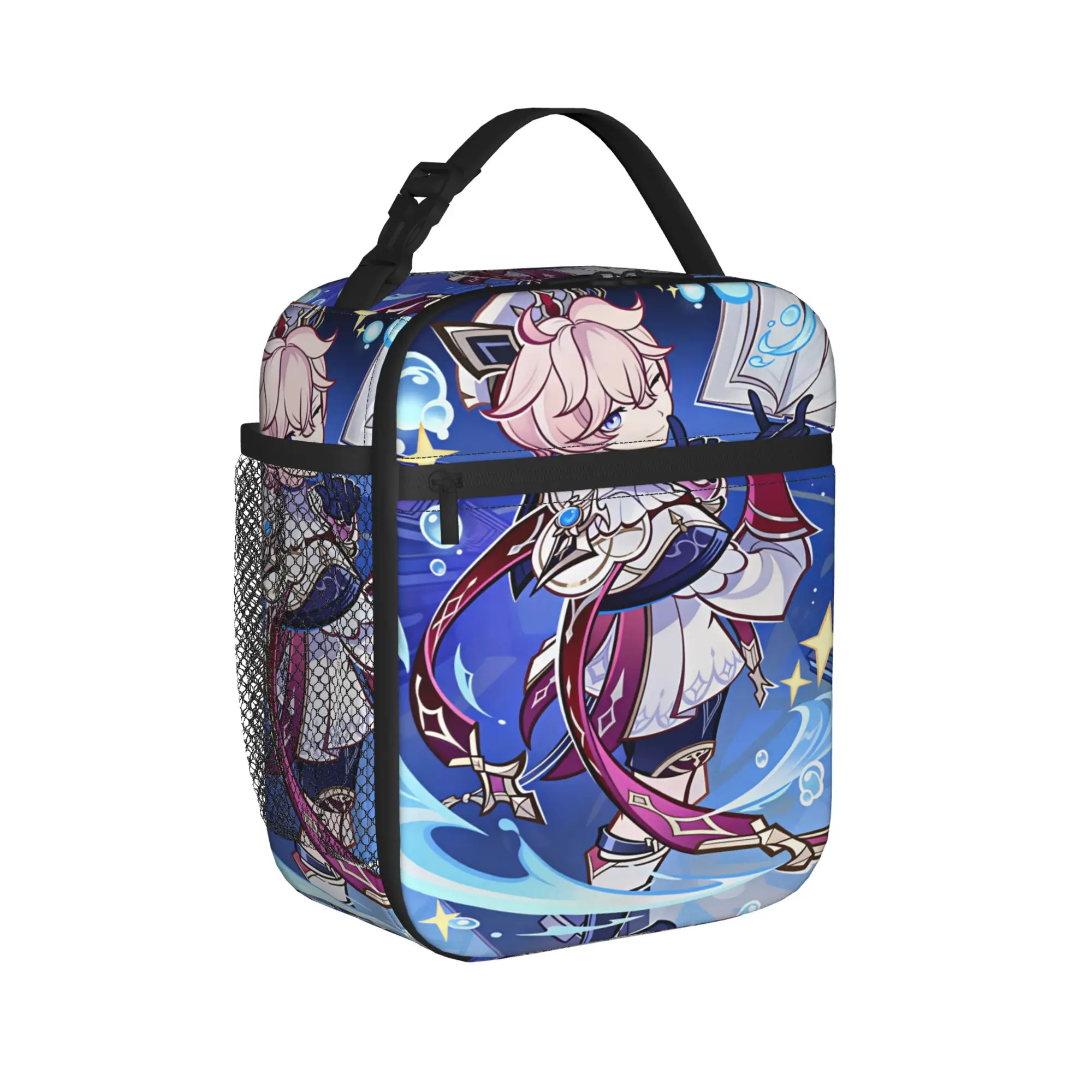 Genshin Impact Lunch Bag Game Character Travel Lunch Box For Child  Design Thermal Lunch Bags Waterproof Convenient Cooler Bag
