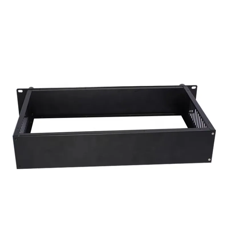 Rak Server 2.5u 3u, Kotak Elektronik Aluminium 19 Inci, Casing Rak Server