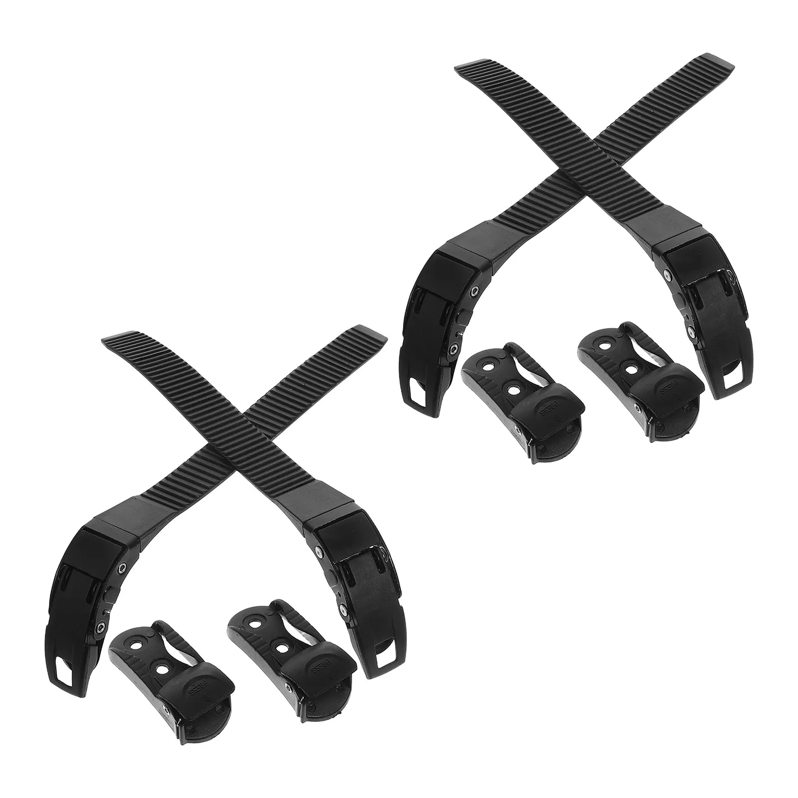 

4Pcs Adjustable Skating Shoe Buckle Kit Inline Roller Skate Straps Universal Brake Replacement for Men Women Skate Buckle