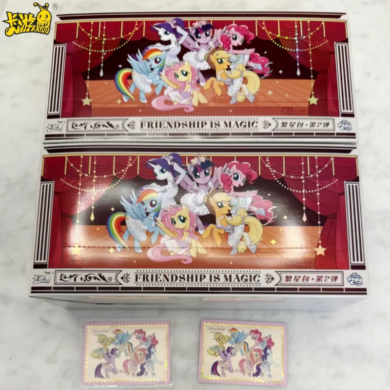 

New Kayou Genuine My Little Pony Card Friendship Eternal Card Starry Bag Vol.2 Swan Dance Drama Collectible Cards Toys Gift