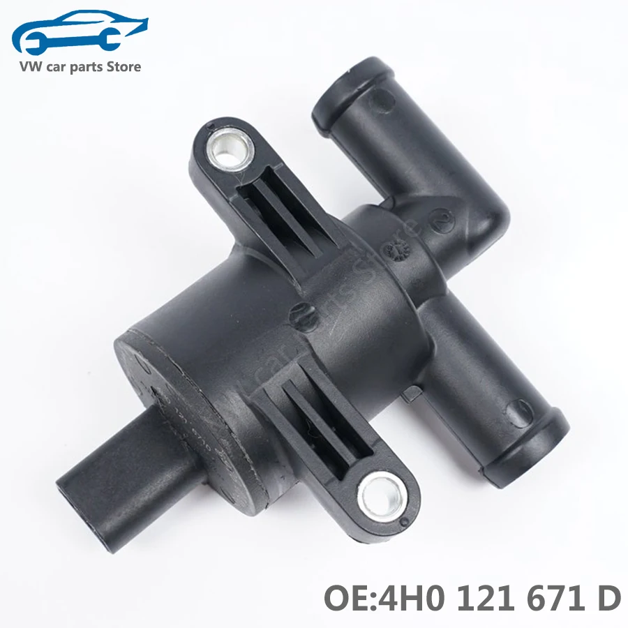 4H0121671D Hvac Heater Control Valve Water Cooling Solenoid Val For Audi Q5 A5 A4L A6L A7 A8 Original factory 4H0 121 671 D NEW