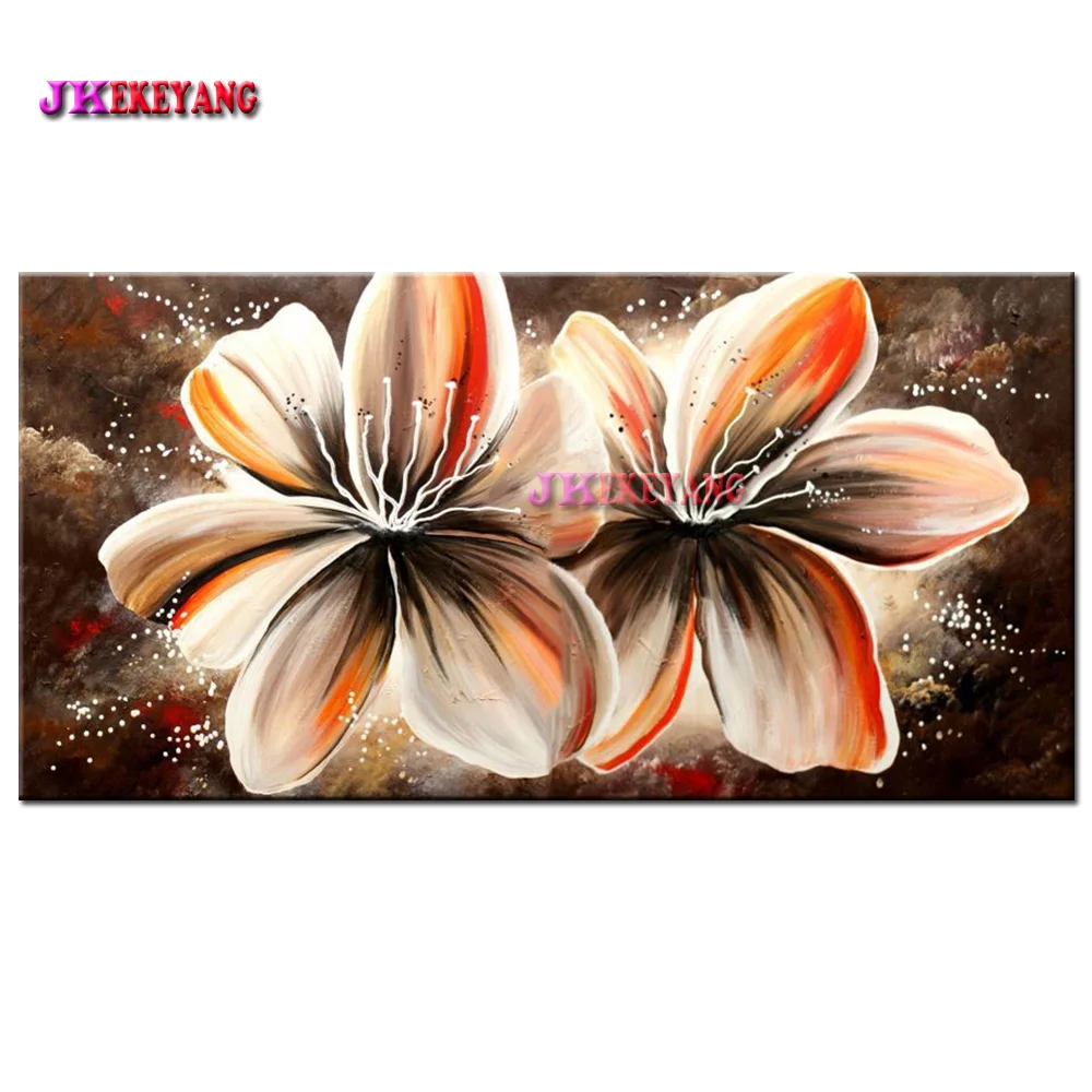 DIY Diamond Painting Cross Stitch abstract flower Embroidery Full Square Drill Cross Stitch Rhinestone Y4825