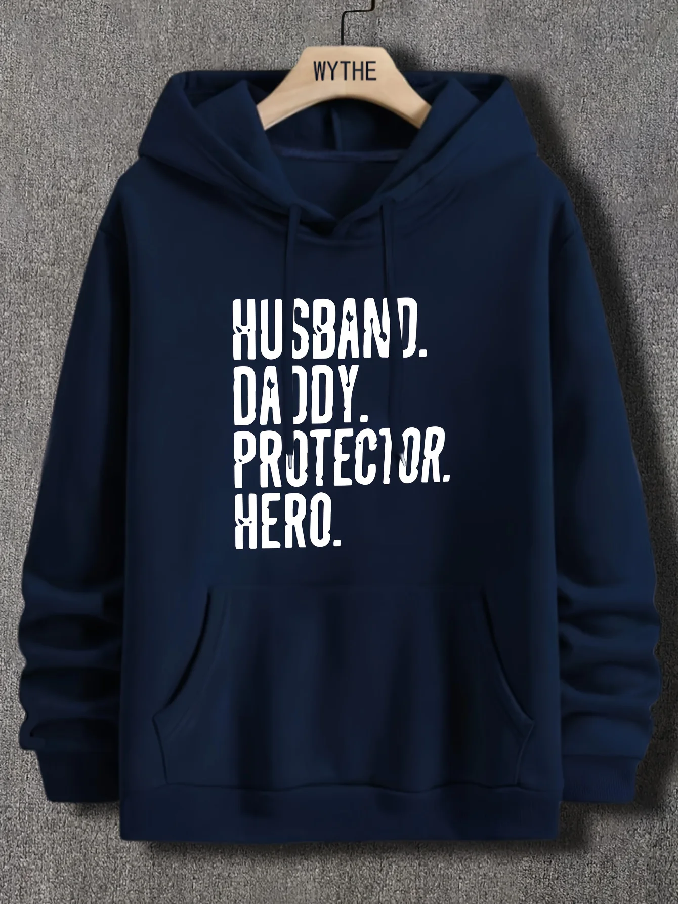 سويت شيرت بغطاء للرأس مطبوع عليه حروف الزوج للرجال مع جيب الكنغر، بلوفر بقلنسوة، ملابس رجالي لخريف وشتاء #5