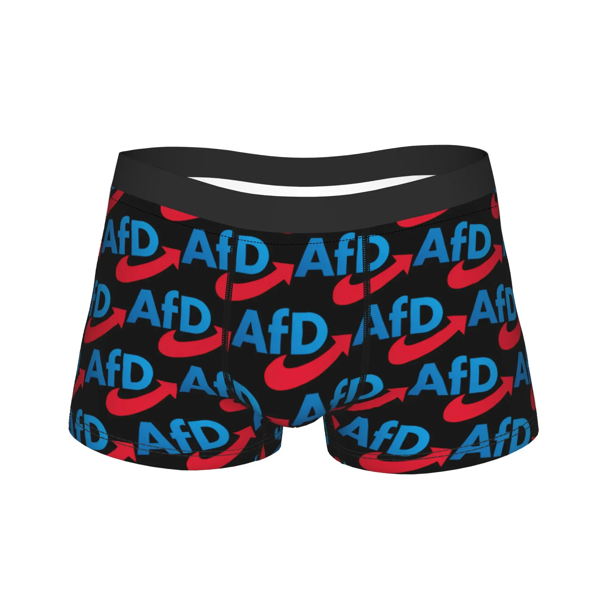 Afd Alternative Logo Underwear  Males Boxer Brief Elastic Trunk High Quality Custom Plus Size Underpants
