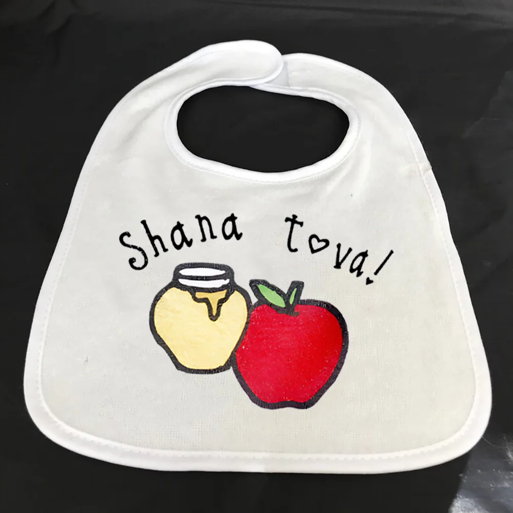 Baby Clothing Accessories - Shana Tova Baby Bib Rosh Hashanah