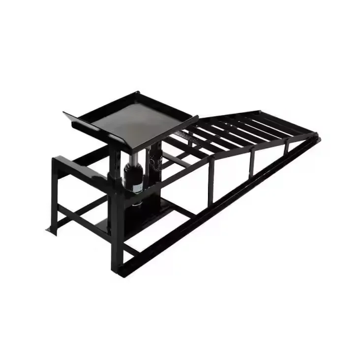 A Pair 5 Ton Steel Vehicle Lift Ramp CE 5T Adjustable Hydraulic Car Ramps For Repair Lifting Equipment Vehicle Tool