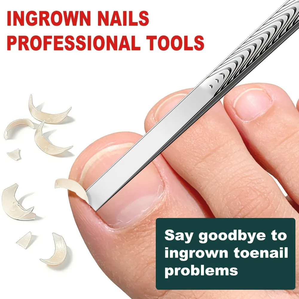 2pcs Ingrown Toenail Correction Tools Ultra-Thin Deep Groove Nail Clippers Nail Trimming Auxiliary Tool Universal Foot Care Tool