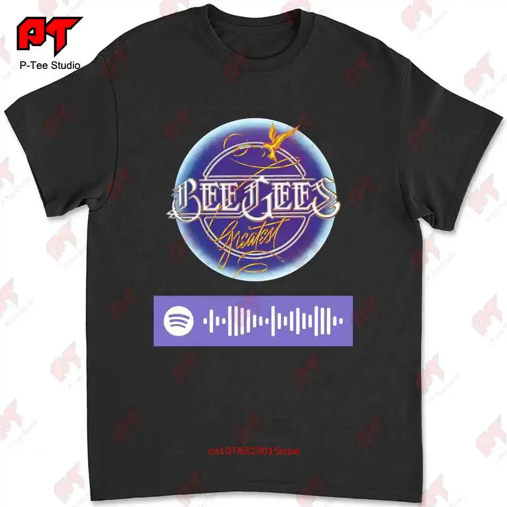 Bee Gees How Deep Is Your Love Spoti.Fy Code T-shirt J108