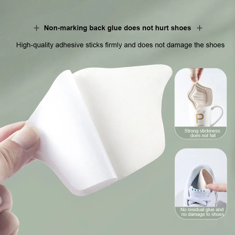 Insoles Patch Heel Pads สำหรับรองเท้าผ้าใบสติกเกอร์ส้น Inserts Heel Protector สำหรับรองเท้าปรับขนาดปวด Relief Antiwear ผู้หญิงผู้ชาย